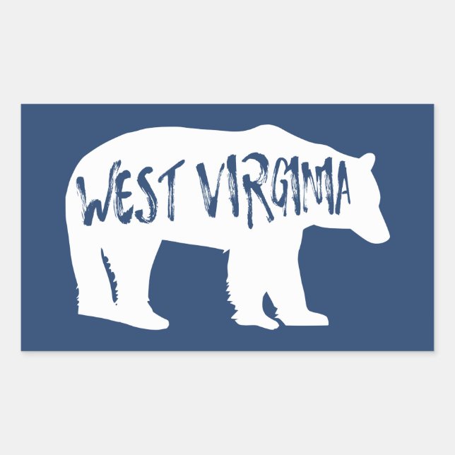 West Virginia Bear Sticker (Front)