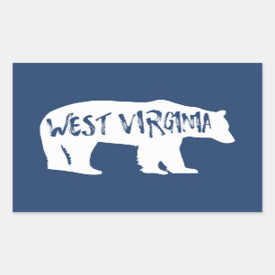 West Virginia Bear Sticker