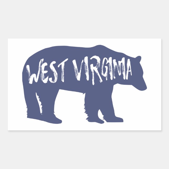 West Virginia Bear Sticker (Front)