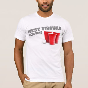 West Virginia Beer Pong T-Shirt