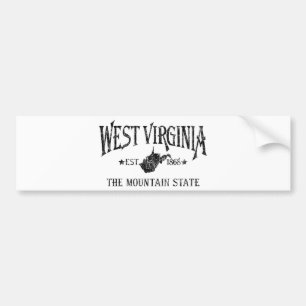 West Virginia Bumper Sticker
