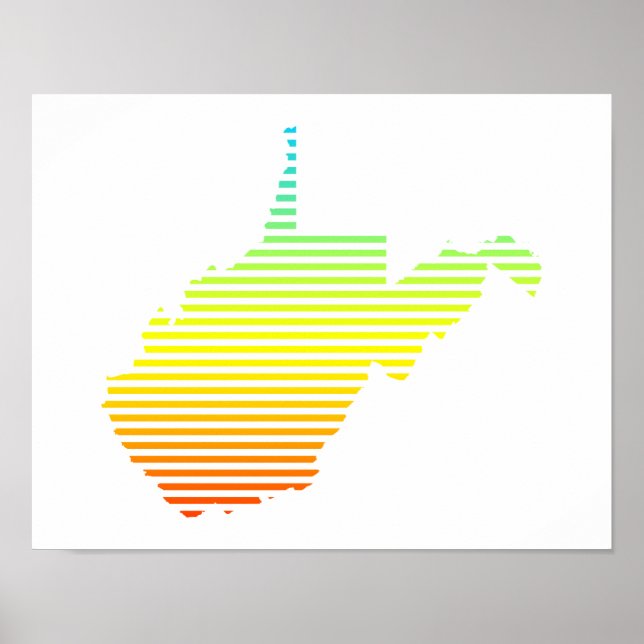west virginia chill fade poster (Front)