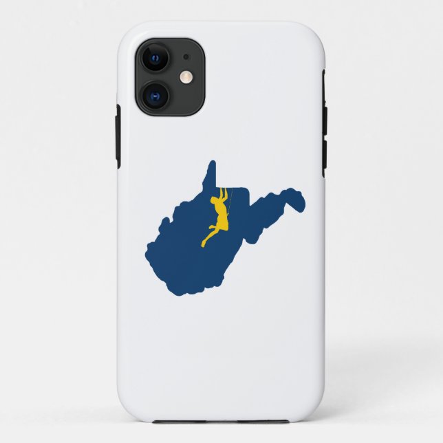 West Virginia Climbing Case-Mate iPhone Case (Back)