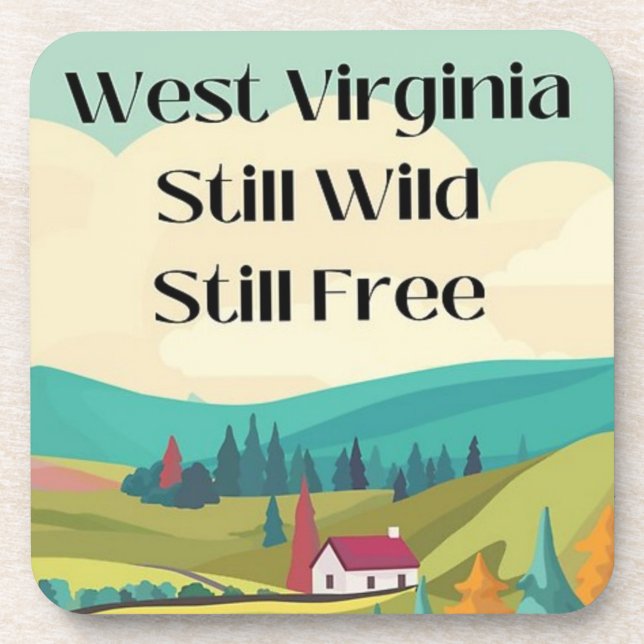 West Virginia Coaster (Front)