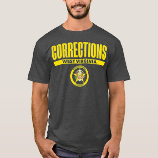West Virginia Correctional Officer Thin Grey T-Shirt
