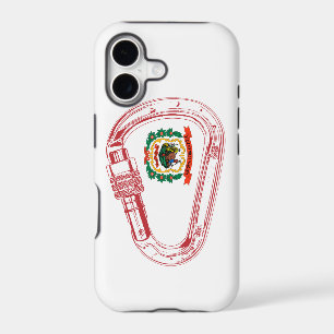 West Virginia Flag Climbing Carabiner