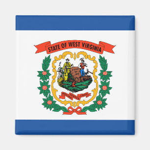 West Virginia flag Magnet