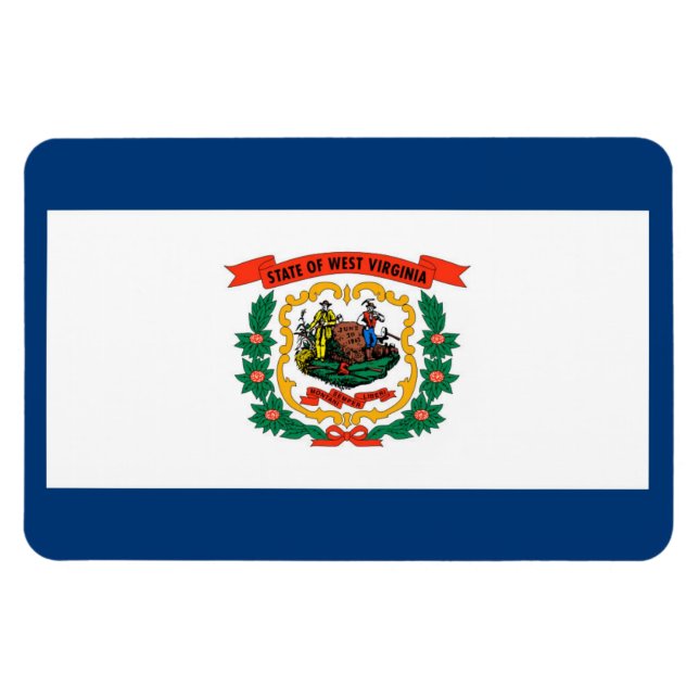 West Virginia flag Magnet (Horizontal)