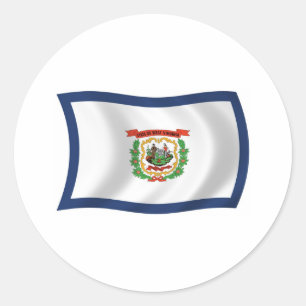 West Virginia Flag Sticker