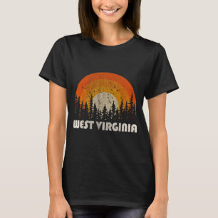 West virginia - funny nature vintage hiking 60s T-Shirt