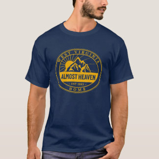 West Virginia Home 304 Almost Heaven Outdoors Vint T-Shirt