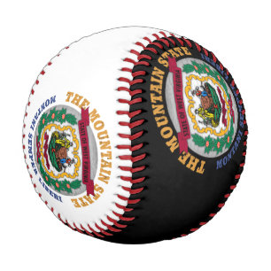 WEST VIRGINIA MOUNTAIN STATE FLAG BASEBALL