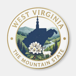 WEST VIRGINIA Mountain State Heritage Magnet