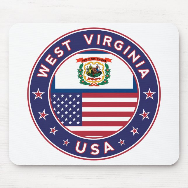 West Virginia Mouse Pad (Front)