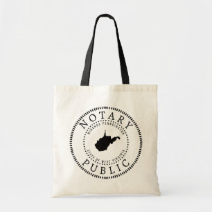 West Virginia Notary Public Personalized Tote Bag