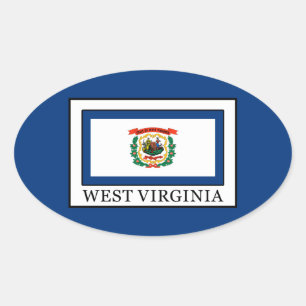 West Virginia Oval Sticker