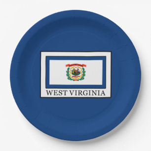 West Virginia Paper Plate