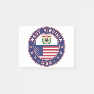 West Virginia Post-it Notes