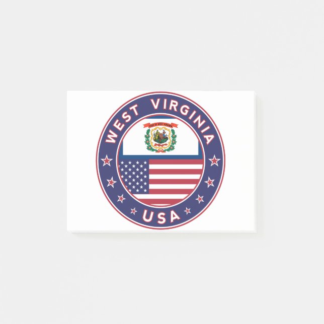 West Virginia Post-it Notes (Front)