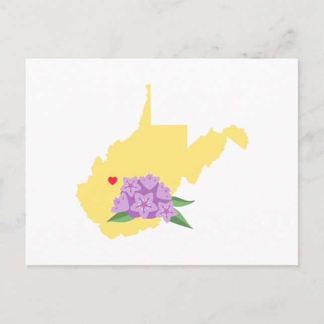 West Virginia Postcard (Front)