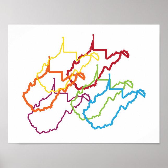 west virginia pride blur poster (Front)