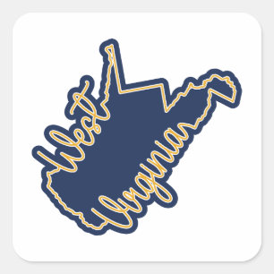 West Virginia Pride Square Sticker
