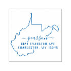 West Virginia Return Address Stamp Self-Inking