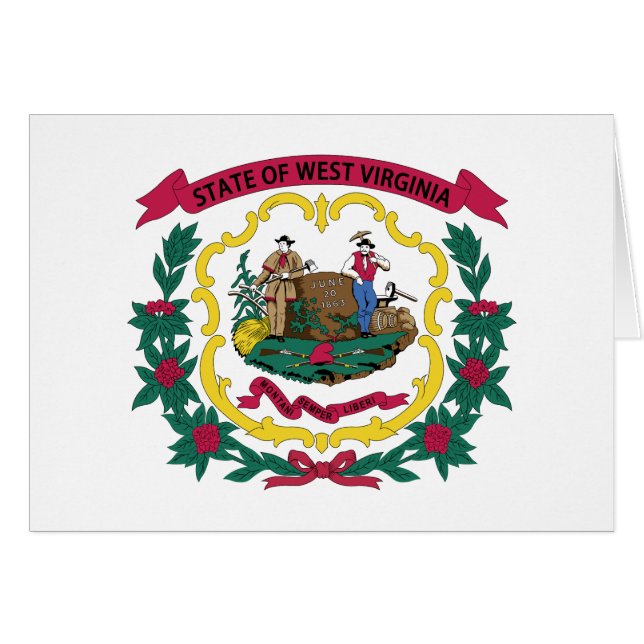 West Virginia State Flag (Front Horizontal)