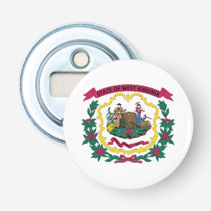 West Virginia State Flag Bottle Opener
