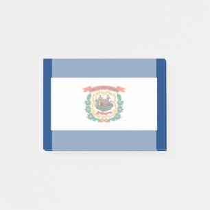 West Virginia State Flag Design Decor Post-it Notes