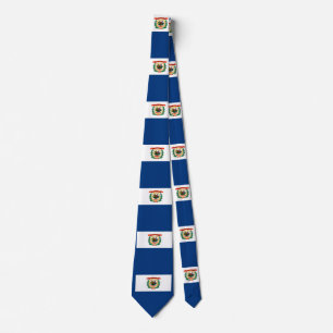 West Virginia State Flag Design Tie