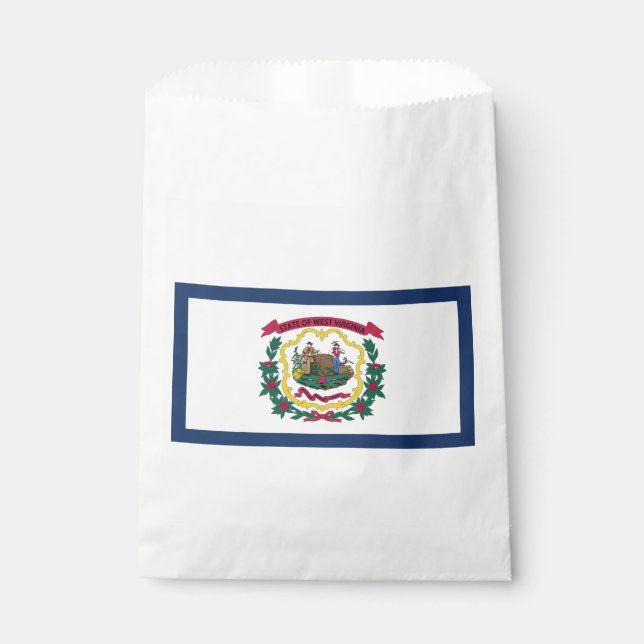 West Virginia State Flag Favour Bag (Front)
