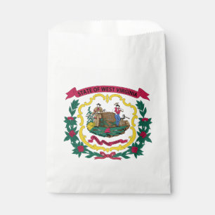 West Virginia State Flag Favour Bag