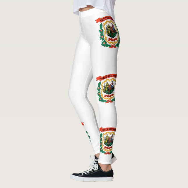 West Virginia State Flag Leggings (Left)