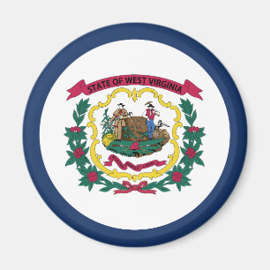West Virginia State Flag Magnet