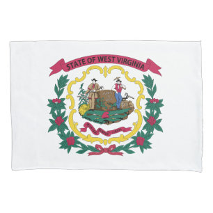 West Virginia State Flag Pillowcase
