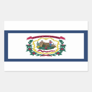 West Virginia State Flag Sticker