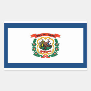 West Virginia State flag Sticker
