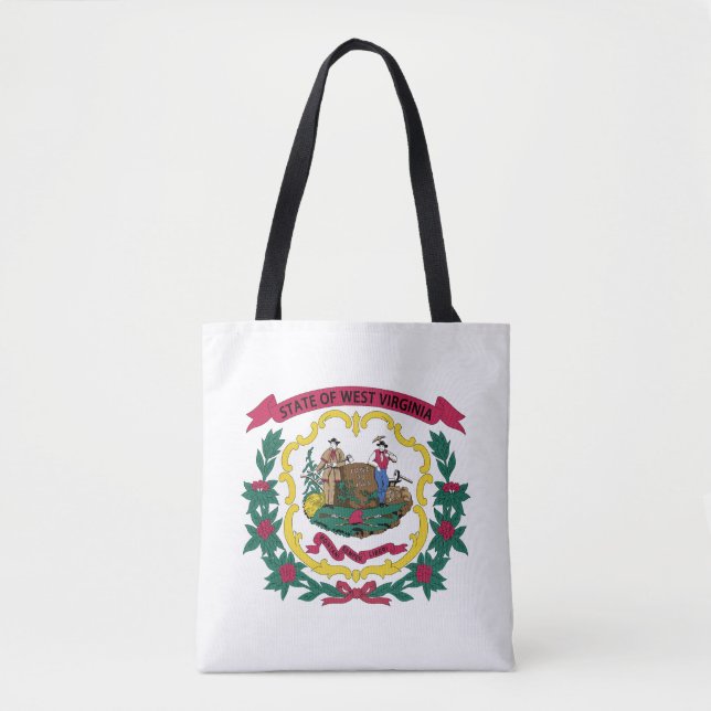 West Virginia State Flag Tote Bag (Front)