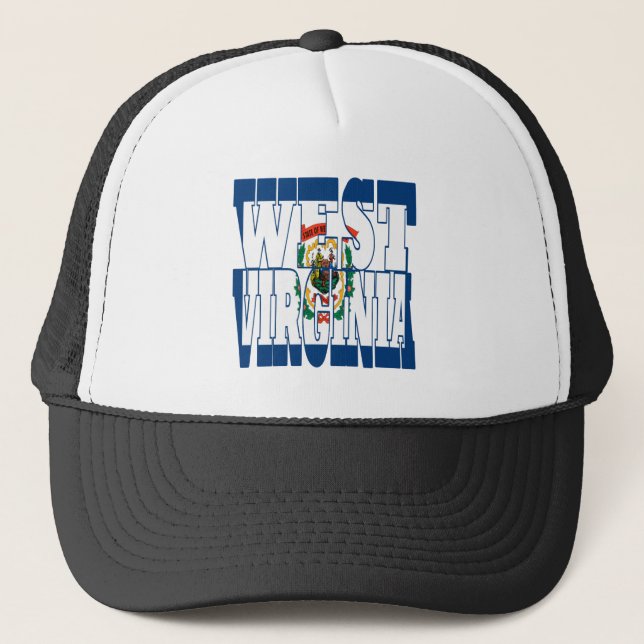 West Virginia state flag Trucker Hat (Front)
