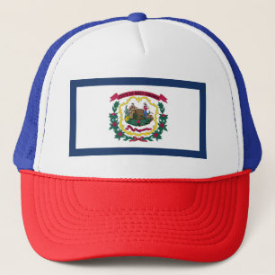 West Virginia State Flag Trucker Hat