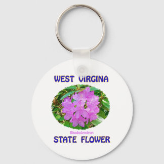 West Virginia State Flower T-Shirts & Gifts Keychain