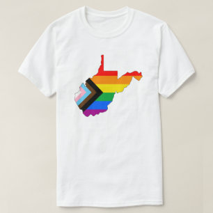 West Virginia State Pride LGBTQ Progress Pride T-Shirt