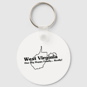 West Virginia State Slogan Keychain