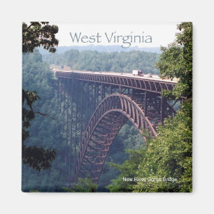 West Virginia State Travel Photo Frigo Magnet
