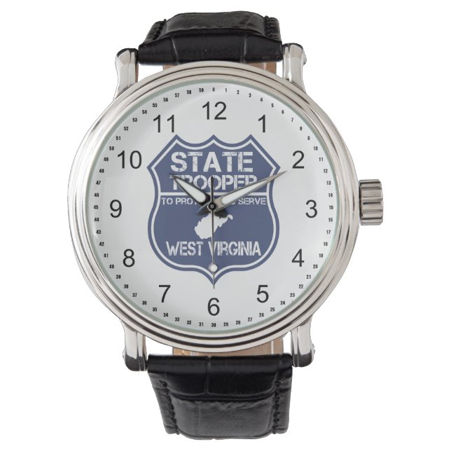 West Virginia State Trooper To Protect And Serve Watch (Front)