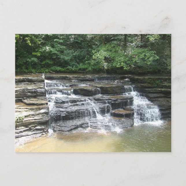 West Virginia Waterfall Postcard (Front)