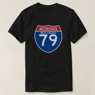West Virginia WV I-79 Interstate Highway Shield - T-Shirt