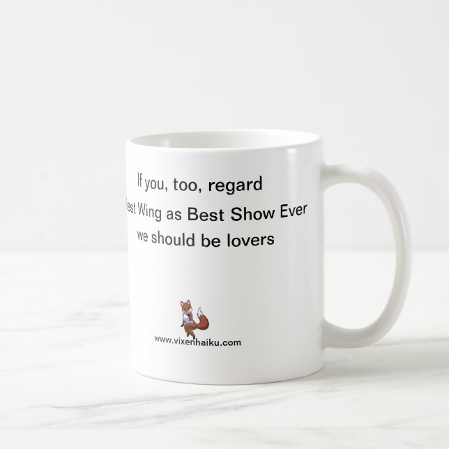 West Wing: Best Show Ever! Coffee Mug (Right)