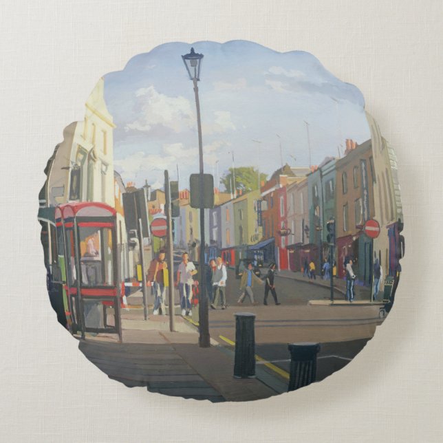 Westbourne Grove Round Pillow (Front)